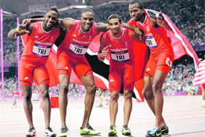 Bronze Boys! T&T strikes third spot in men's 4x400m Olympic final