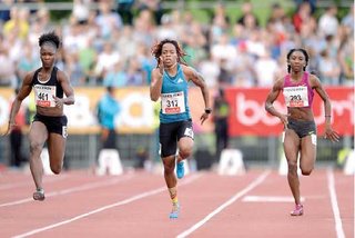 DOUBLE TROUBLE Ahye wins both sprints in Lucerne