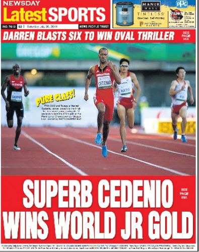 Cedenio strikes World Jr gold