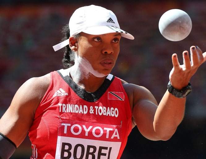 Hat-trick Borel leads the world
