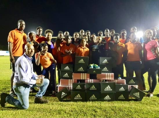 Jereem provides adidas gear for Point Fortin New Jets