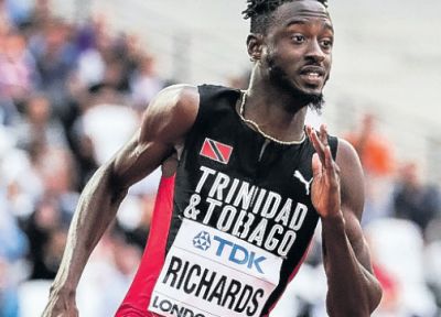 Richards 2nd in Prefontaine Classic 200m