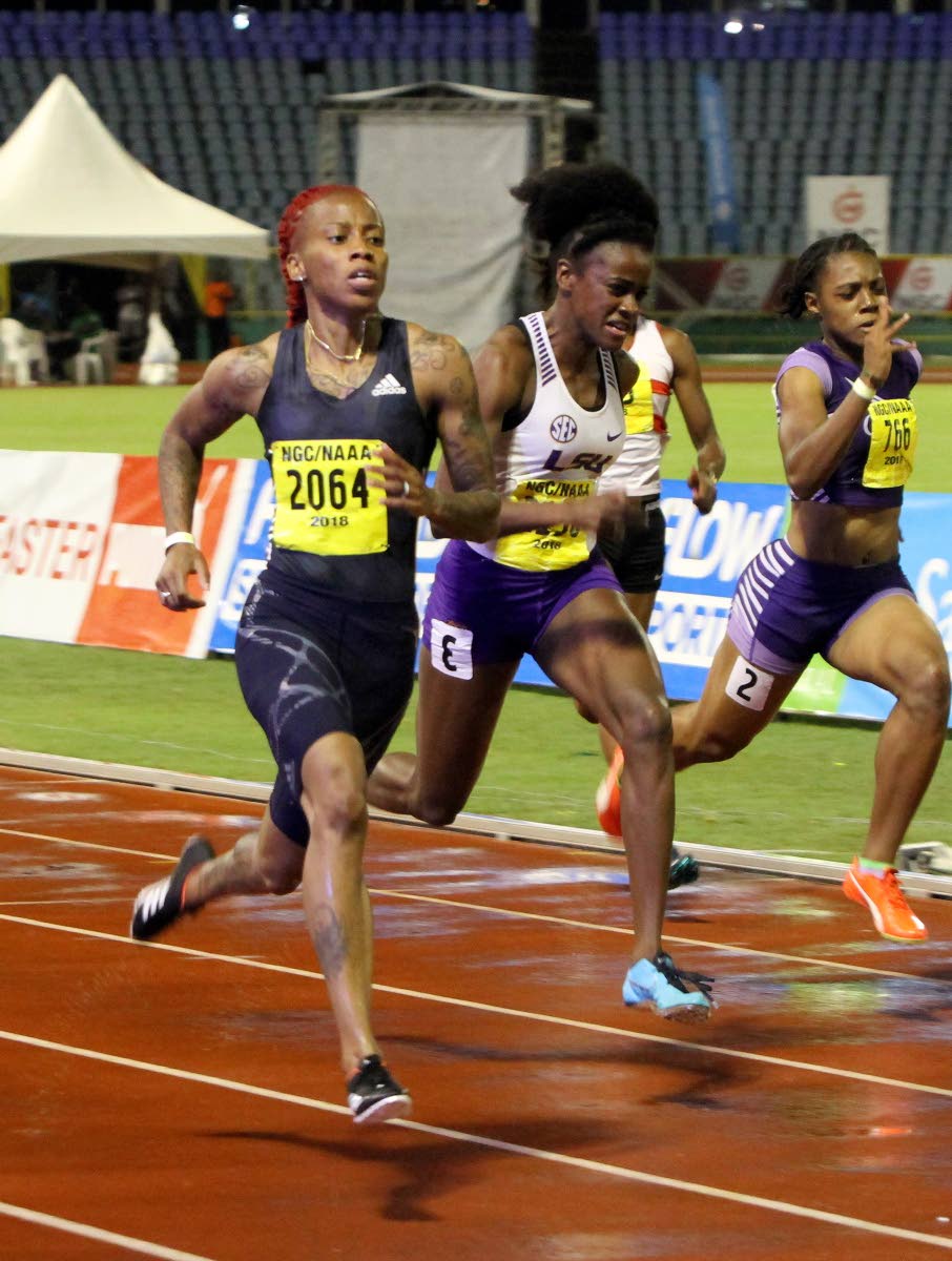 Ahye retains national 100m title
