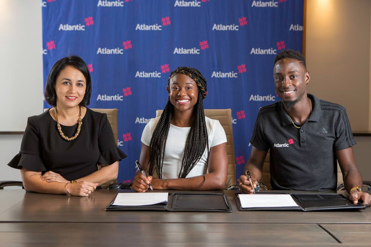 St Fort, Jereem now Atlantic Sports Ambassadors