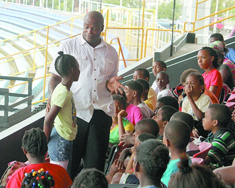 Sport ambassadors visit camps