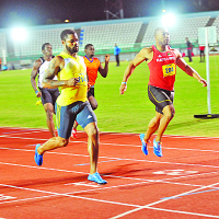 BLEDMAN SHINES - T&T sprinter clocks 10.08 in Arima