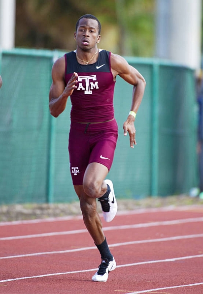 Lendore wins conference 400m in personal best run