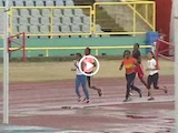 Carifta athletes train