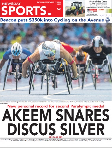 Akeem takes discus silver