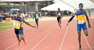 Elcock speeds to double gold at Abilene Classic