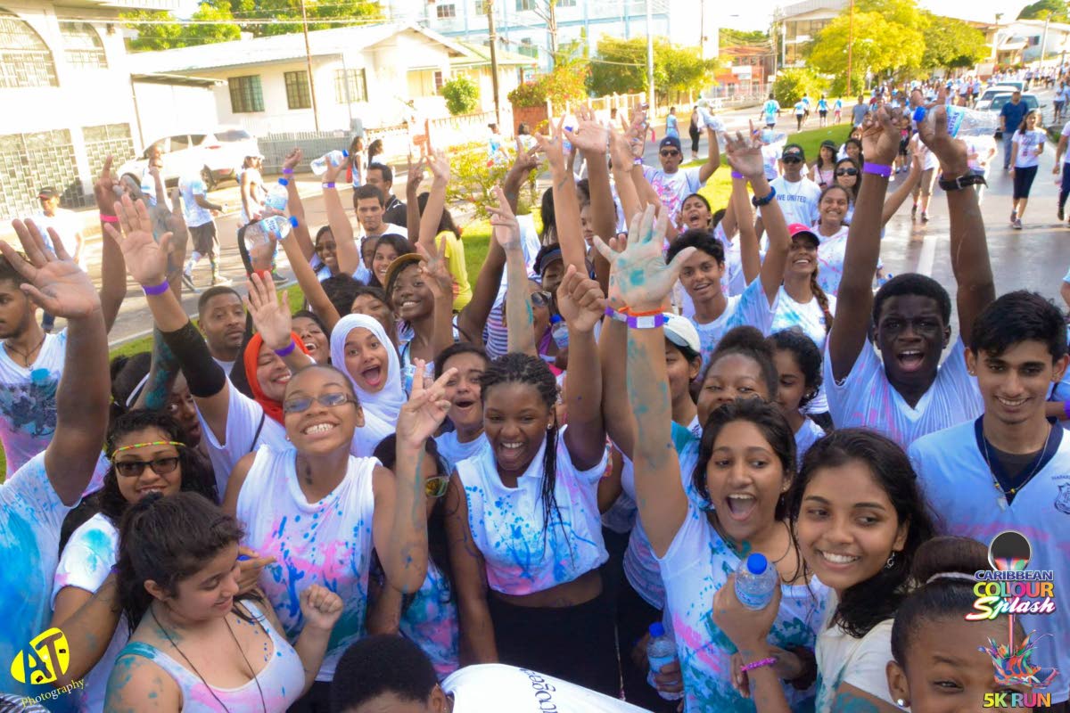 Caribbean Colour Splash 5K Run today