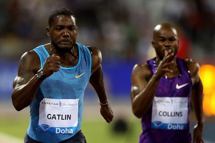 Bledman bags bronze behind Gatlin 'gun' - Walcott 8th in javelin at Doha Diamond League