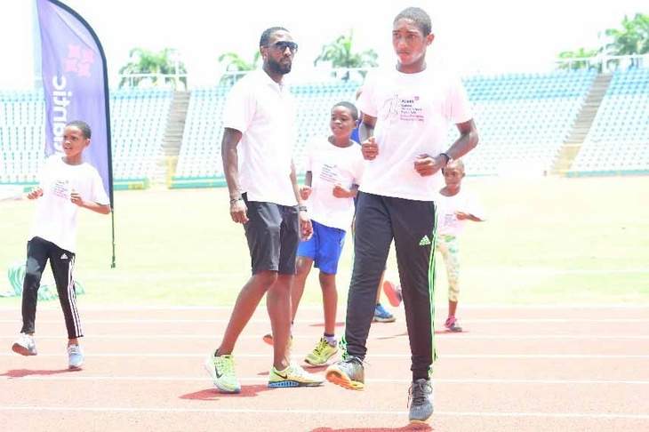 Giving back - Thompson inspires next generation of T&T sprinters