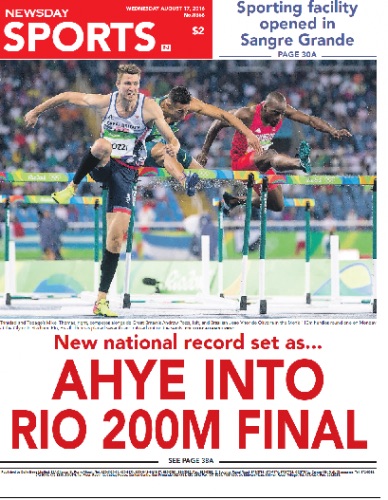 Ahye sets national 200 record