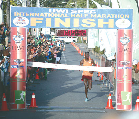 Kiptanui Too, Alvarez claim UWI half marathon