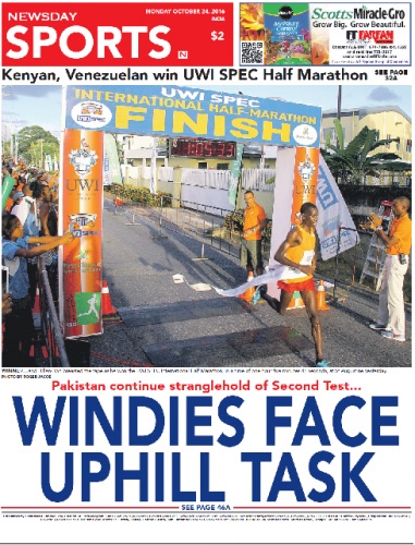 Hillary too hot to handle at UWI-SPEC Half Marathon