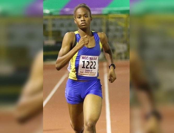 Serville Shines - Teen quartermiler wins women’s one-lap