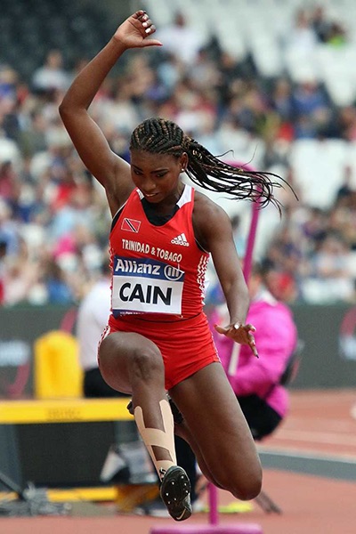 Cain puts long jump debut behind