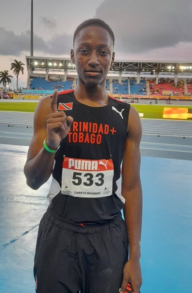 Imani Matthew jumps to Carifta gold for Trinidad and Tobago